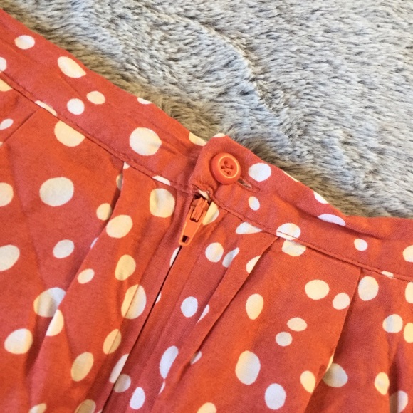 NOT FOR SALE! DONT BUYPink/White Polka Dot Forever 21 Skater Skirt Sz M - Picture 3 of 8